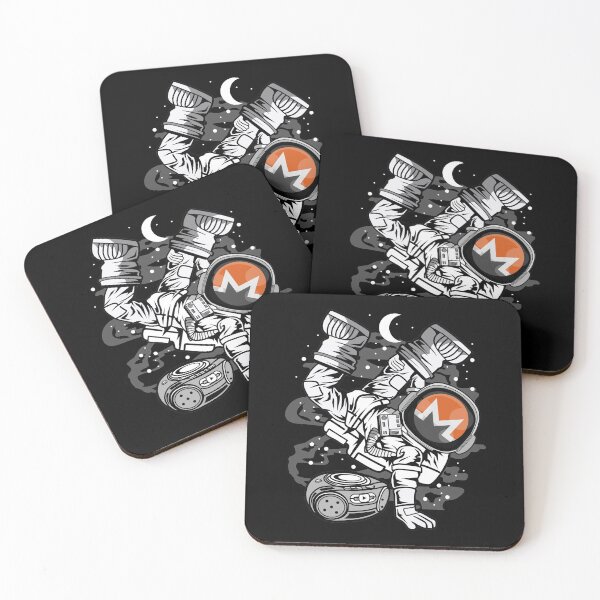 Item preview, Astronaut Hiphop Monero XMR Coin To The Moon Crypto Token Cryptocurrency Blockchain Wallet HODL designed and sold by AdamRoberts90.