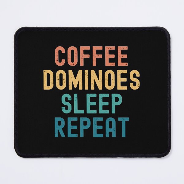 Item preview, Coffee Dominoes Sleep Repeat - Funny Dominoes & Coffee Gift designed and sold by kindxinn.