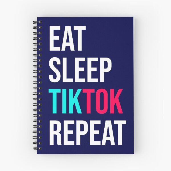 Item preview, Eat Sleep TikTok Repeat designed and sold by CatArtStore.