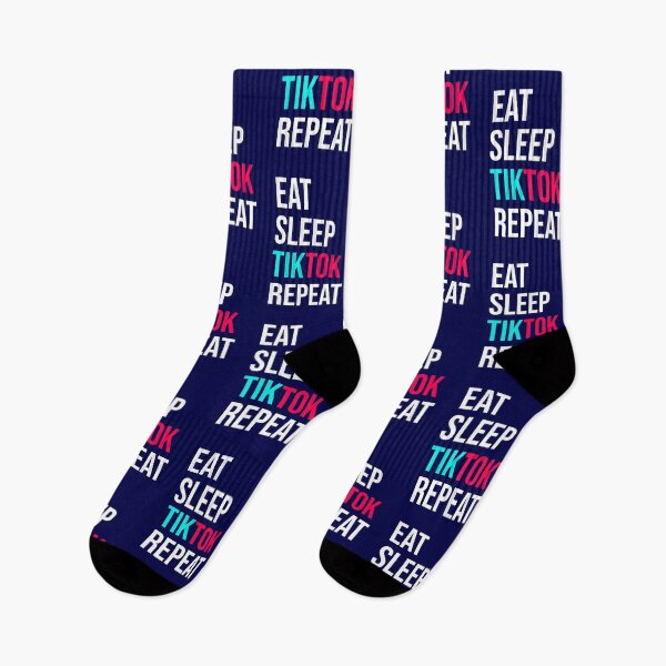 Item preview, Eat Sleep TikTok Repeat designed and sold by CatArtStore.