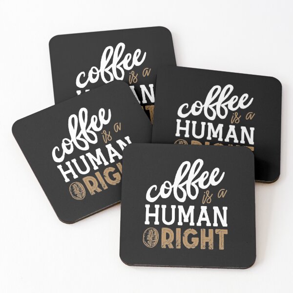 Item preview, Coffee is a human right Essential Tshirt designed and sold by LETSTRIP.