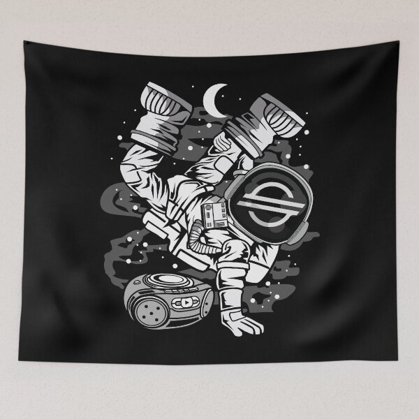 Item preview, Astronaut Hiphop Stellar XLM Coin To The Moon Crypto Token Cryptocurrency Blockchain Wallet HODL designed and sold by AdamRoberts90.