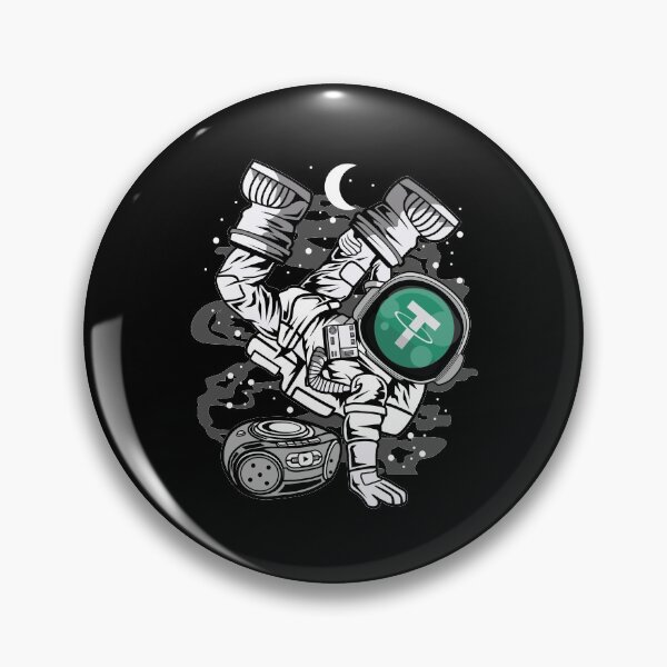 Item preview, Astronaut Hiphop Tether USDT Coin To The Moon Crypto Token Cryptocurrency Blockchain Wallet HODL designed and sold by AdamRoberts90.