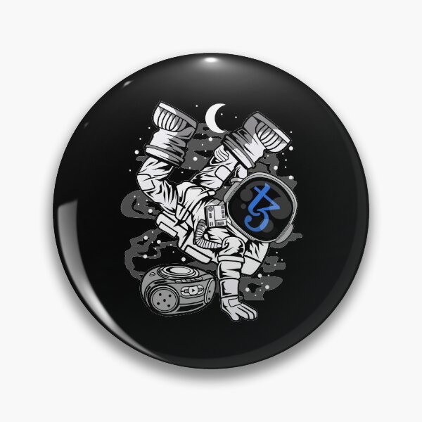Item preview, Astronaut Hiphop Tezos XTZ Coin To The Moon Crypto Token Cryptocurrency Blockchain Wallet HODL designed and sold by AdamRoberts90.