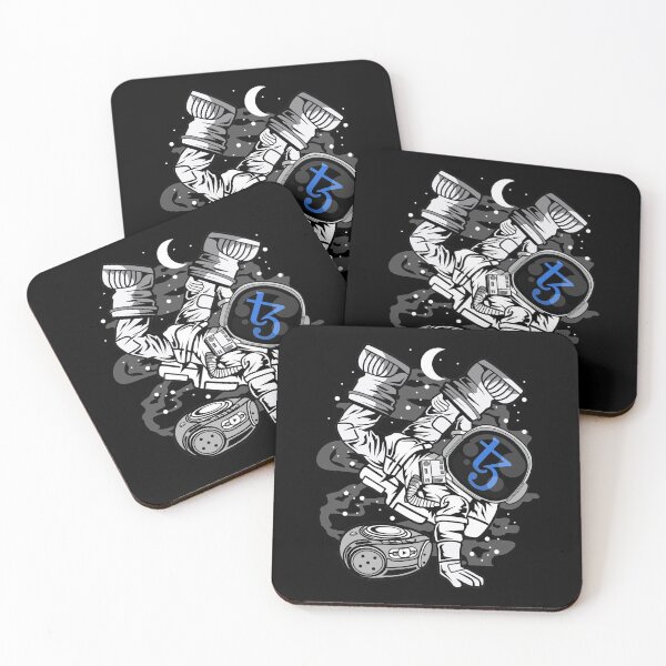 Item preview, Astronaut Hiphop Tezos XTZ Coin To The Moon Crypto Token Cryptocurrency Blockchain Wallet HODL designed and sold by AdamRoberts90.