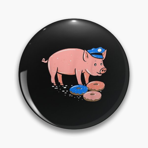 Artikelvorschau, Pig Cop Funny Police Officer Doughnut Gift entworfen und verkauft von Mitzi12312.