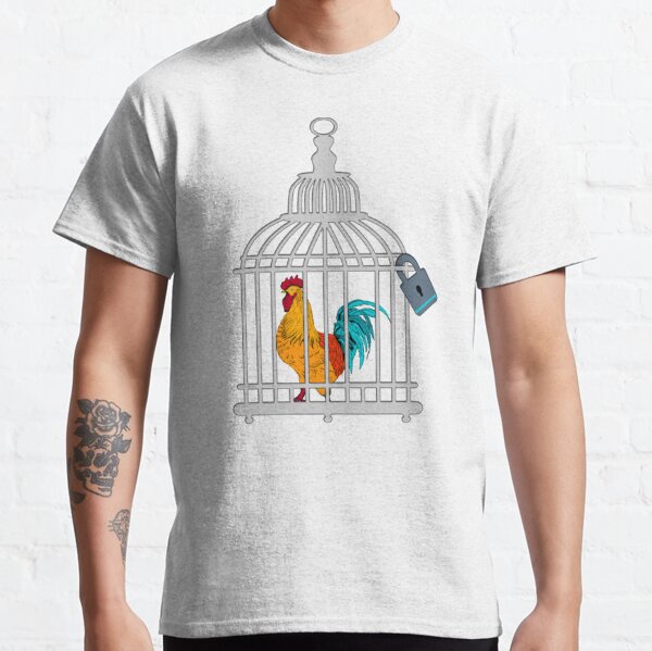 Rooster Cock Male Chastity Cage Fetish  Classic T-Shirt