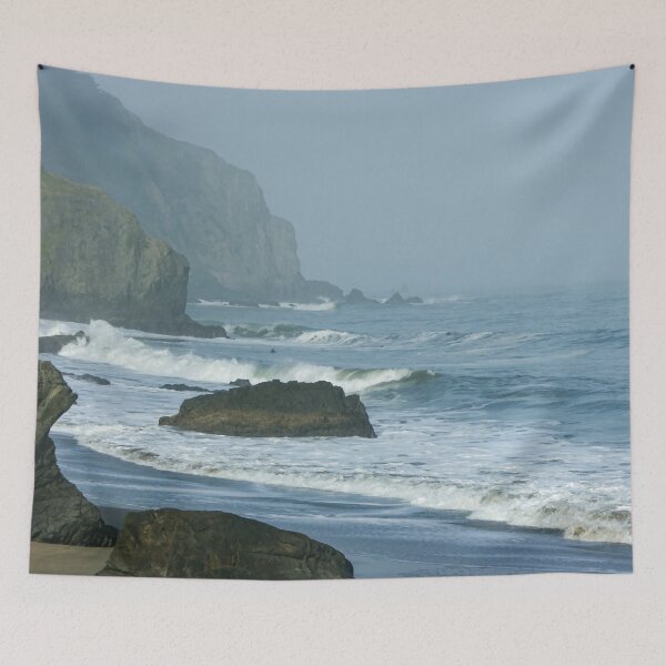 Item preview, San Francisco Fog - China Beach Rolling Surf designed and sold by Georgia Mizuleva.