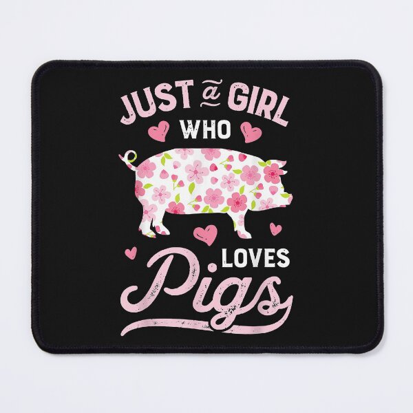 Item preview, Pig Just A Girl Who Loves Pigs Women Farmer Farm Flower designed and sold by Mitzi12312.