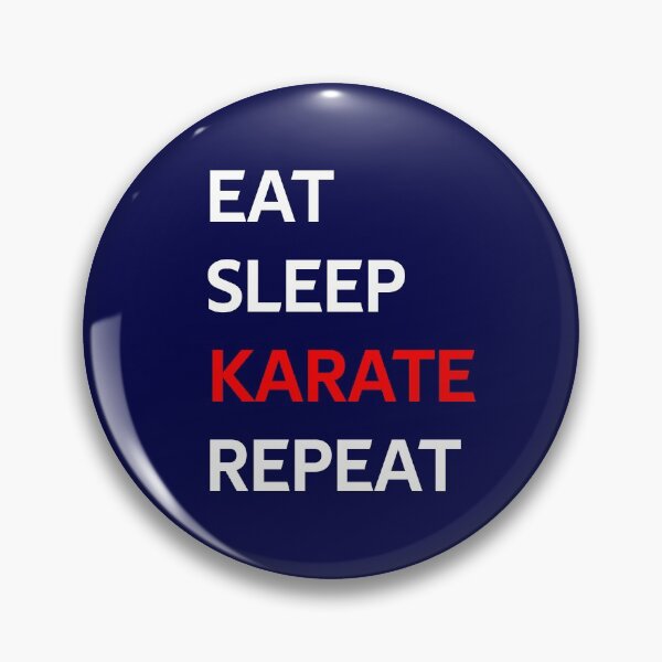Artikelvorschau, Eat Sleep Karate Repeat entworfen und verkauft von CatArtStore.