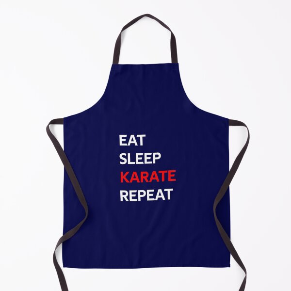 Item preview, Eat Sleep Karate Repeat designed and sold by CatArtStore.