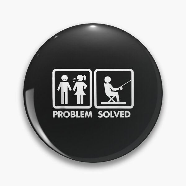 Item preview, Problem Solved Fishing Funny Relationship Yelling Wife designed and sold by Siosaia88.