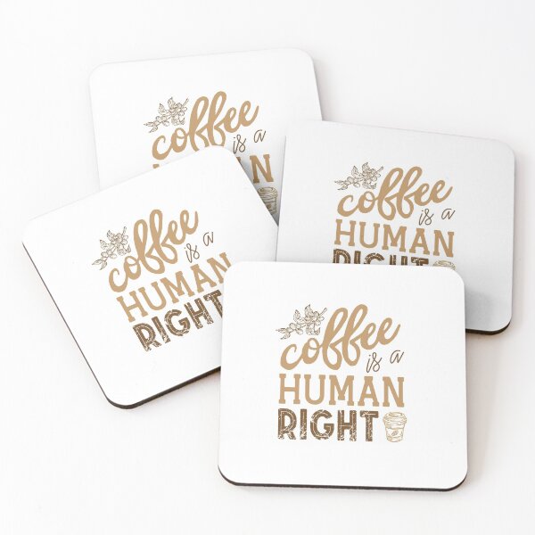 Item preview, Coffee is a human right Funny tshirt designed and sold by LETSTRIP.
