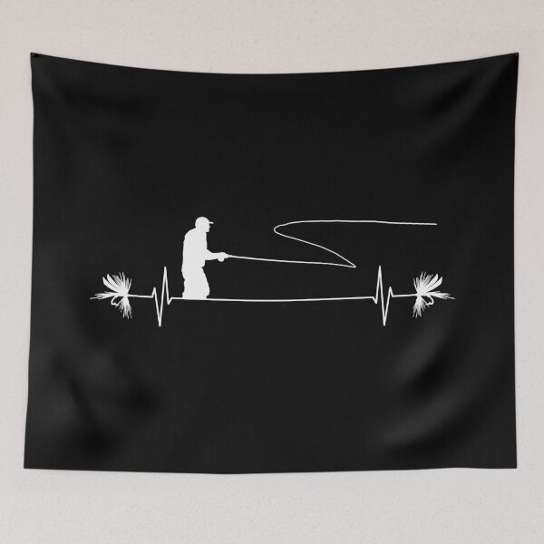 Item preview, Fisherman fishing passion heartbeat designed and sold by Hypershirty.