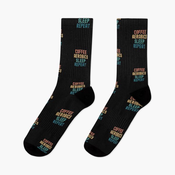 Item preview, Coffee Aerobics Sleep Repeat - Funny Aerobics & Coffee Gift designed and sold by kindxinn.