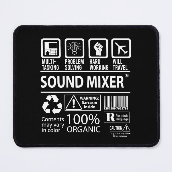 Item preview, Sound Mixer T Shirt - MultiTasking Certified Job Gift Item Tee designed and sold by oslandefren.