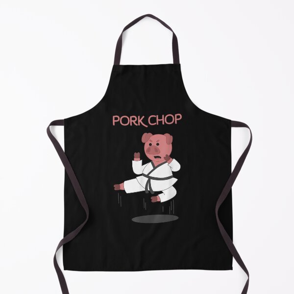 Item preview, Pork Chop - Funny Pig Karate Pun designed and sold by Mitzi12312.