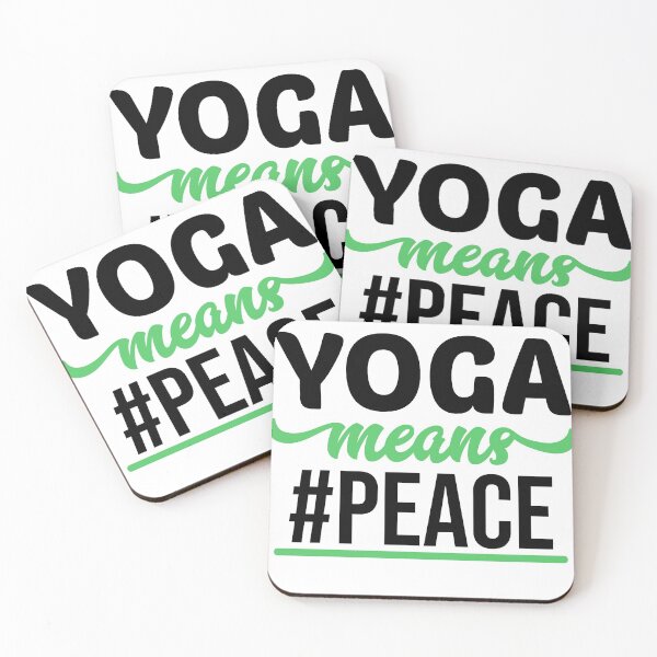 Item preview, Yoga means Peace designed and sold by samyam.
