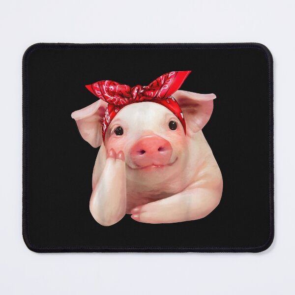 Item preview, Red Bandanna Pig Funny I Love Piggy designed and sold by Mitzi12312.