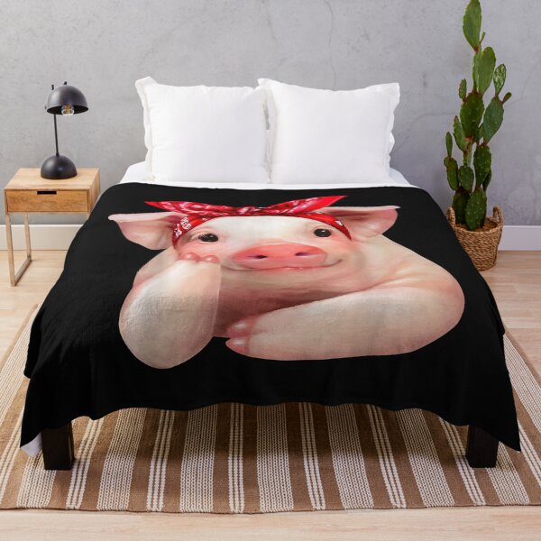 Item preview, Red Bandanna Pig Funny I Love Piggy designed and sold by Mitzi12312.
