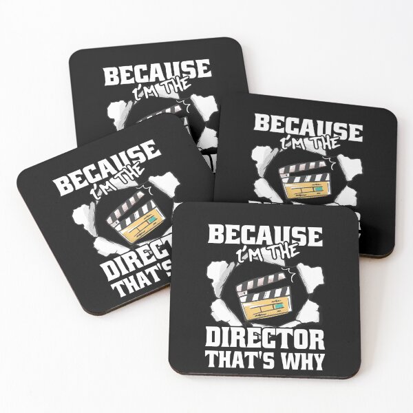 Item preview, Because I'm The Director That's Why Funny Movie Directors designed and sold by Eddie SH.