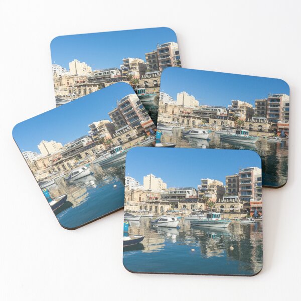 Item preview, Saint Julians Paceville Sleek Waterfront - Mediterranean Colors in Malta designed and sold by Georgia Mizuleva.