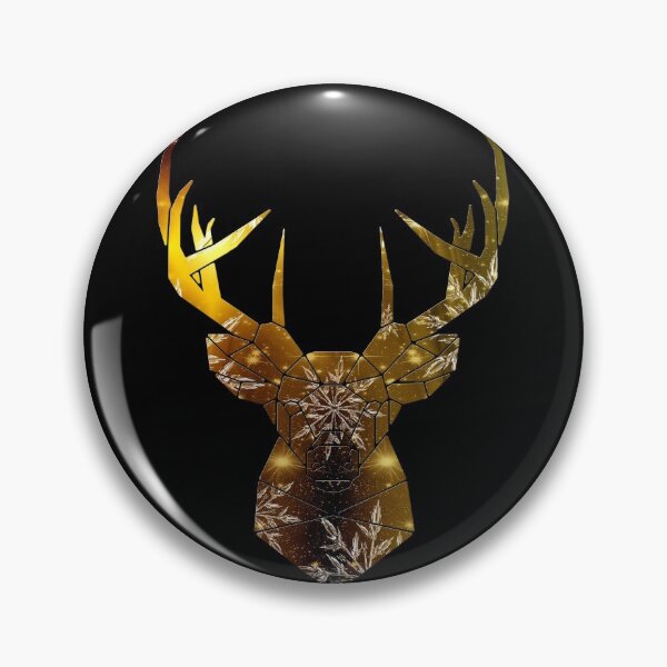 Item preview, Golden Christmas Stag designed and sold by TigsArts.