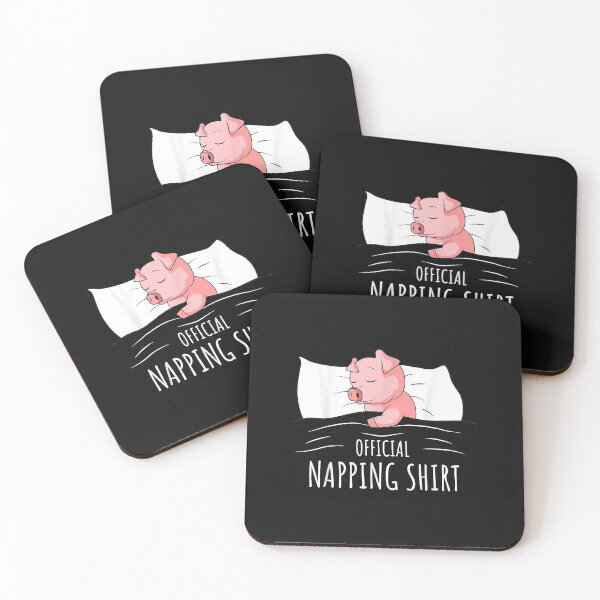 Item preview, Sleeping Pig Lover Swine Official Napping designed and sold by Mitzi12312.