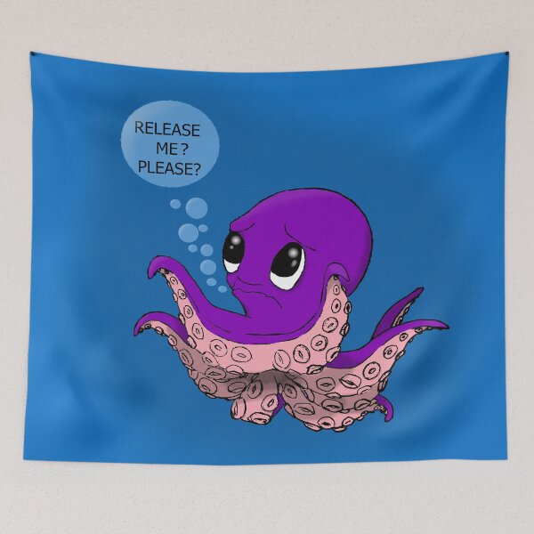 Item preview, Release me please kraken designed and sold by HeavyBurden.
