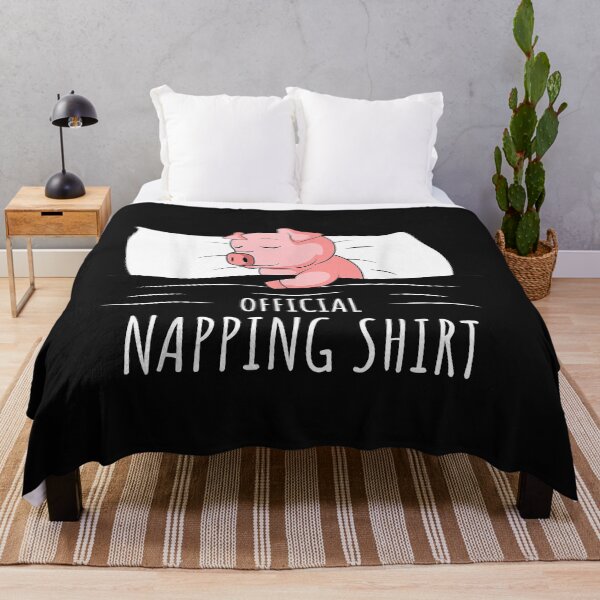 Item preview, Sleeping Pig Lover Swine Official Napping designed and sold by Mitzi12312.