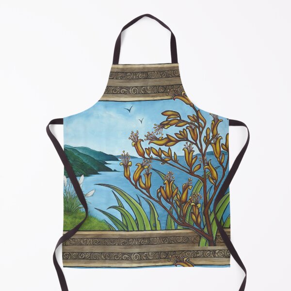 Item preview, Flax Coastline designed and sold by AprilAppleArt.