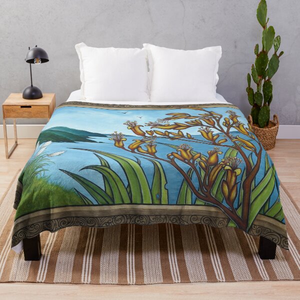 Item preview, Flax Coastline designed and sold by AprilAppleArt.