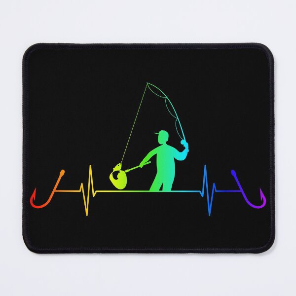 Item preview, Fisherman fishing passion heartbeat designed and sold by Hypershirty.