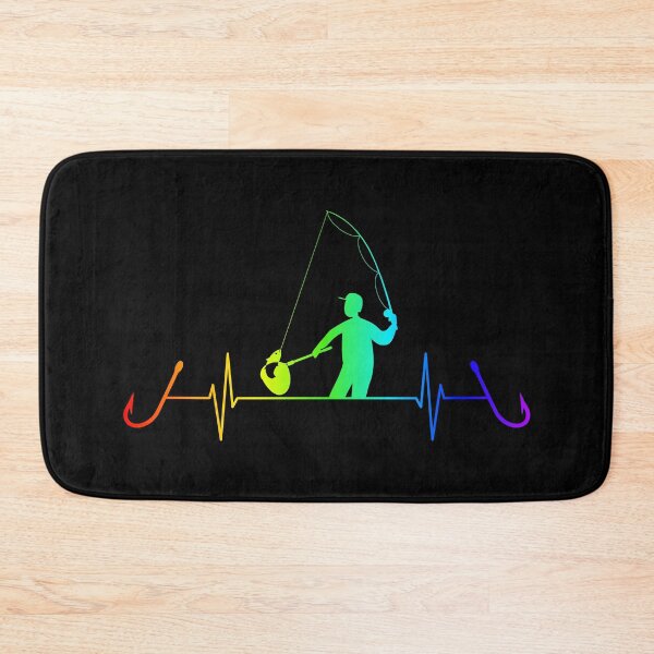 Item preview, Fisherman fishing passion heartbeat designed and sold by Hypershirty.