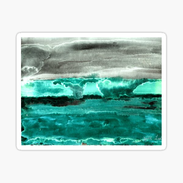 Electric Ocean Sticker