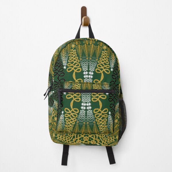 Item preview, Green Gold Energy Mandala Geometry Artistry designed and sold by webgrrl.
