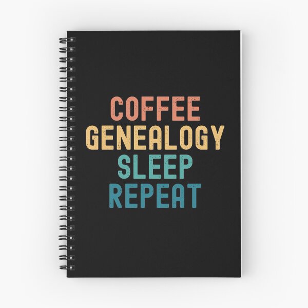 Item preview, Coffee Genealogy Sleep Repeat - Funny Genealogy & Coffee Gift designed and sold by kindxinn.