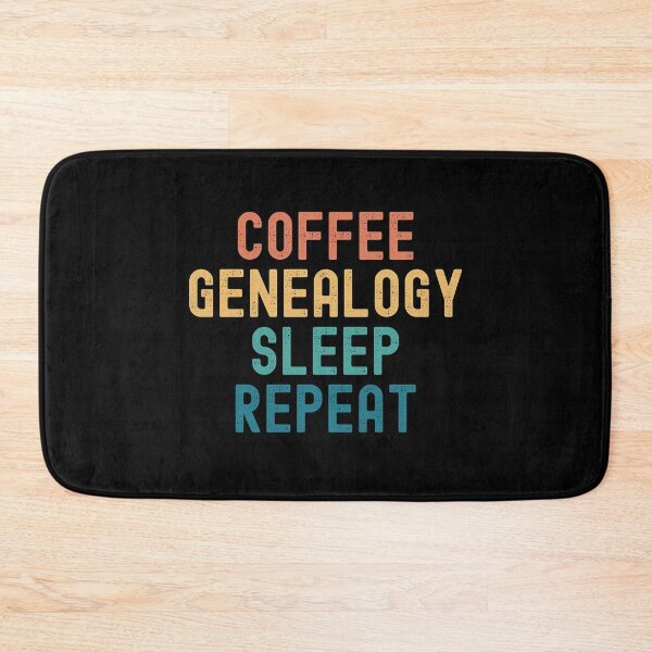 Item preview, Coffee Genealogy Sleep Repeat - Funny Genealogy & Coffee Gift designed and sold by kindxinn.