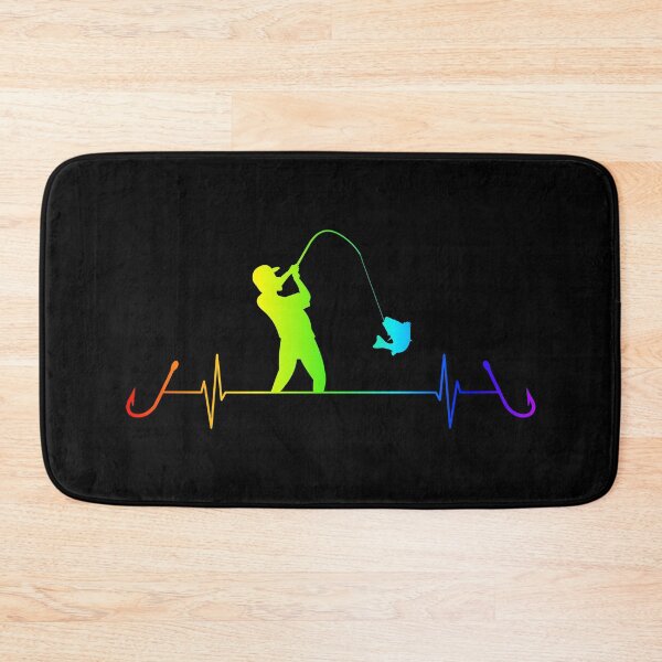 Item preview, Fisherman fishing passion heartbeat designed and sold by Hypershirty.
