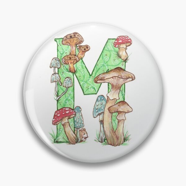Item preview, M for Mushroom designed and sold by lindefee.