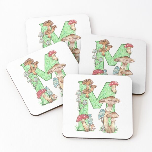 Item preview, M for Mushroom designed and sold by lindefee.