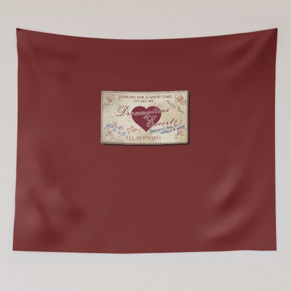 Item preview, Dreamytime Escorts Business Card - Mr Jolly Lives Next Door Inspired designed and sold by RetroTeeStudio.