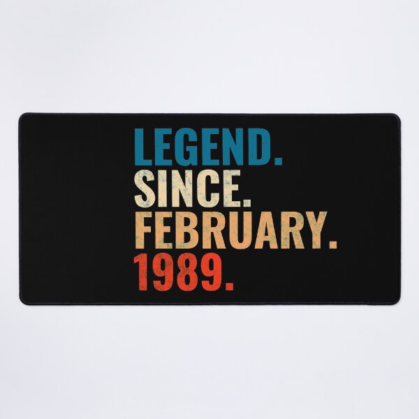 Item preview, Legend Since February 1989 Retro Vintage designed and sold by Teelogic.