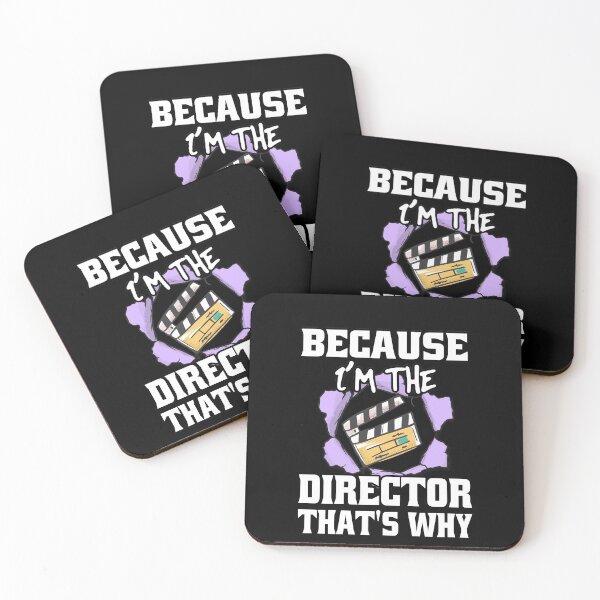 Item preview, Because I'm The Director That's Why Funny Movie Directors designed and sold by Eddie SH.