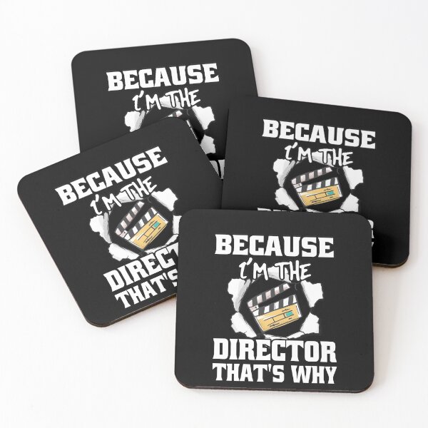 Item preview, Because I'm The Director That's Why Funny Movie Directors designed and sold by Eddie SH.
