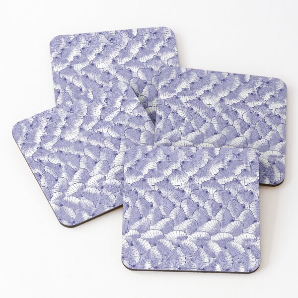 Item preview, Perwinkle Violet Blue Clam Shells designed and sold by Perrin Le Feuvre.
