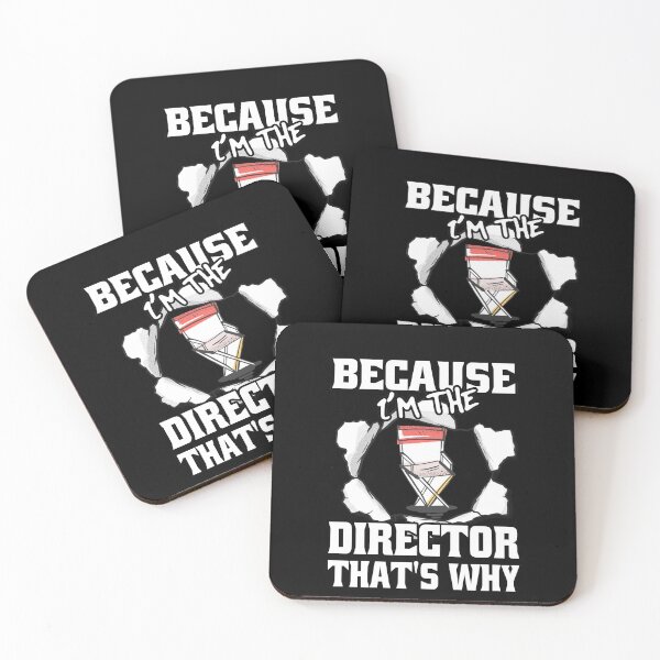 Item preview, Because I'm The Director That's Why Funny Movie Directors designed and sold by Eddie SH.