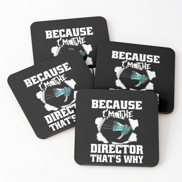 Item preview, Because I'm The Director That's Why Funny Movie Directors designed and sold by Eddie SH.