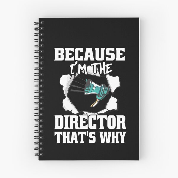 Item preview, Because I'm The Director That's Why Funny Movie Directors designed and sold by Eddie SH.