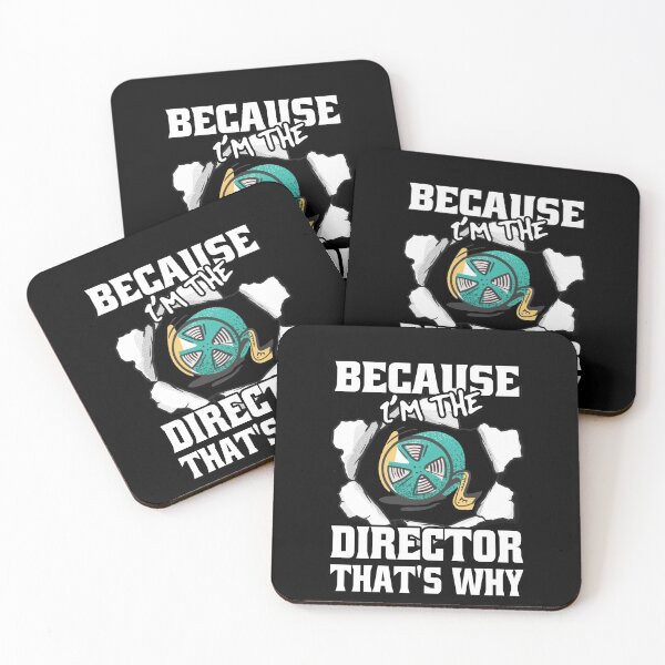 Item preview, Because I'm The Director That's Why Funny Movie Directors designed and sold by Eddie SH.